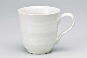 マグカップ おしゃれ/ 土物白釉マグ /業務用 家庭用 コーヒー カフェ ギフト プレゼント 贈り物