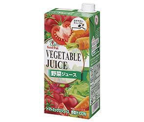 ゴールドパック 野菜ジュース 1L紙パック×6本入×(2ケース)｜ 送料無料