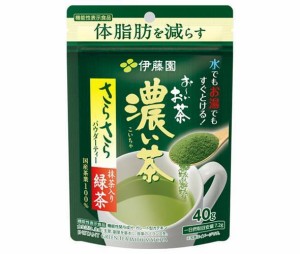 伊藤園 お〜いお茶 さらさら抹茶入り濃い茶 40g×6袋入｜ 送料無料