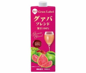 スジャータ グァバブレンド100（濃縮還元） 1000ml紙パック×6本入｜ 送料無料