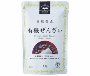 遠藤製餡 有機パウチ ぜんざい 180g×30個入×(2ケース)｜ 送料無料