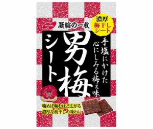 ノーベル製菓 男梅シート 27g×6袋入｜ 送料無料