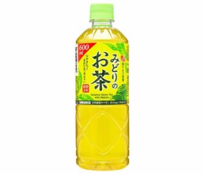 サンガリア みどりのお茶 600mlペットボトル×24本入｜ 送料無料