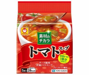 東洋水産 マルちゃん 素材のチカラ トマトスープ (8.1g×5食)×6袋入｜ 送料無料