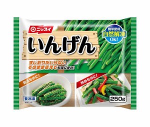 【冷凍商品】ニッスイ いんげん 250g×12袋入｜ 送料無料