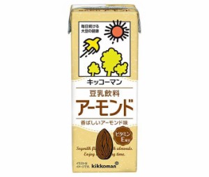 キッコーマン 豆乳飲料 アーモンド 200ml紙パック×18本入｜ 送料無料