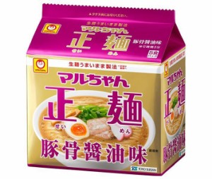 東洋水産 マルちゃん正麺 豚骨醤油味 (101g×5食)×6個入｜ 送料無料