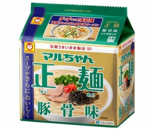 東洋水産 マルちゃん正麺 豚骨味 5食パック×6個入｜ 送料無料