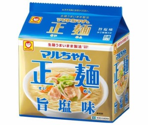 東洋水産 マルちゃん正麺 旨塩味 (112g×5食)×6個入｜ 送料無料