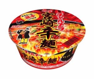 明星食品 チャルメラどんぶり 宮崎辛麺 77g×12個入｜ 送料無料