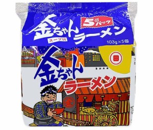 徳島製粉 金ちゃんらーめん 5食パック×6袋入｜ 送料無料