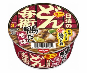 日清食品 日清のどん兵衛 鴨だしそばミニ 46g×24(12×2)個入｜ 送料無料