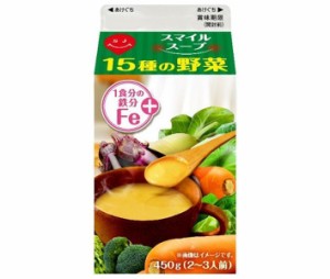 スジャータ スマイルスープ 15種の野菜 450g紙パック×12本入×(2ケース)｜ 送料無料