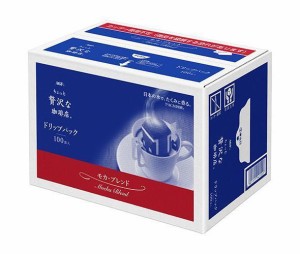 AGF ちょっと贅沢な珈琲店 レギュラー・コーヒー コーヒーバッグ モカ・ブレンド 7g×100P×6箱入｜ 送料無料