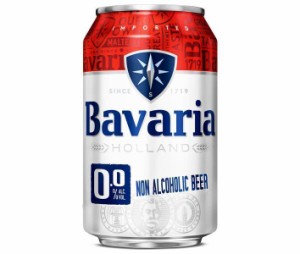 ババリア Bavaria0.0％ ノンアルコールビール 330g缶×24本入｜ 送料無料