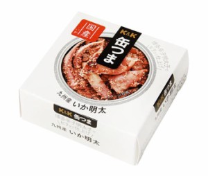 【送料無料・メーカー/問屋直送品・代引不可】国分 K&K 缶つま 九州産 いか明太 P4号缶 40g×6個入×(2ケース)