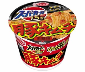 エースコック スーパーカップ1.5倍 豚キムチラーメン 107g×12個入｜ 送料無料