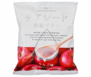 若翔 チアシード蒟蒻ゼリー りんご味 10個×12袋入×(2ケース)｜ 送料無料