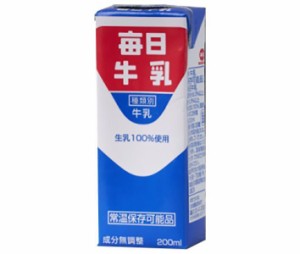 毎日牛乳 毎日牛乳 200ml紙パック×24本入｜ 送料無料