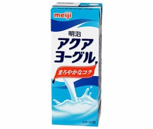 【送料無料・メーカー/問屋直送品・代引不可】明治 アクアヨーグル 200ml紙パック×24本入