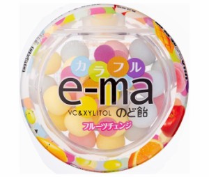 UHA味覚糖 UHAピピン e-maのど飴 容器 (カラフルフルーツチェンジ) 33g×6個入×(2ケース)｜ 送料無料