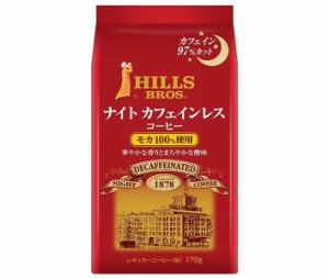 日本ヒルスコーヒー ヒルス ナイトカフェインレス・モカ100%(粉) 170g袋×12(6×2)袋入×(2ケース)｜ 送料無料