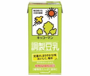 キッコーマン 調製豆乳 1000ml紙パック×12(6×2)本入｜ 送料無料