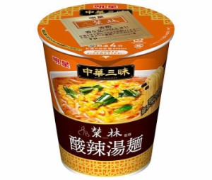 明星食品 中華三昧タテ型 榮林 酸辣湯麺(スーラータンメン) 64g×12個入｜ 送料無料