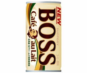 サントリー BOSS(ボス) カフェオレ 185g缶×30本入×(2ケース)｜ 送料無料