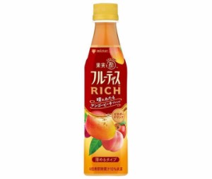 ミツカン フルーティスRICH マンゴーピーチ 350mlペットボトル×24本入×(2ケース)｜ 送料無料