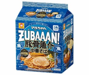 東洋水産 マルちゃんZUBAAAN！ 豚骨魚介中華そば 3食パック×9個入｜ 送料無料