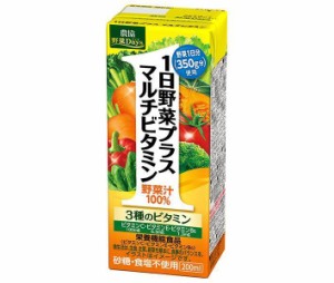 雪印メグミルク 農協 野菜Days 1日野菜プラス マルチビタミン 200ml紙パック×24本入｜ 送料無料