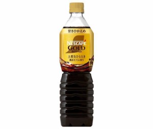 ネスレ日本 ネスカフェ ゴールドブレンド 上質なひととき ボトルコーヒー 甘さひかえめ 720mlペットボトル×12本入×(2ケース)｜ 送料無