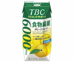 森永乳業 TBC ダイエットサポート 食物繊維(プリズマ容器) 200ml紙パック×24本入｜ 送料無料