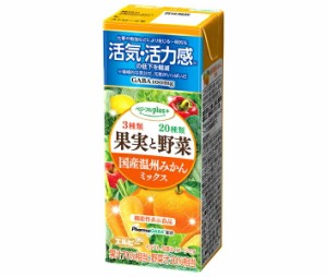 エルビー ベジフルplus+ 国産温州みかんミックス 200ml紙パック×24本入｜ 送料無料