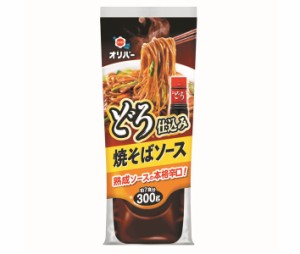 オリバーソース どろ仕込み 焼そばソース 300g×12本入×(2ケース)｜ 送料無料