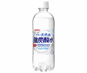 サンガリア 伊賀の天然水 強炭酸水 500mlペットボトル×24本入｜ 送料無料