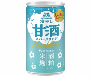 森永製菓 冷やし甘酒スパークリング 190ml缶×30本入×(2ケース)｜ 送料無料