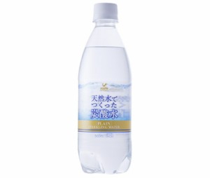 富永貿易 神戸居留地 天然水でつくった炭酸水 500mlペットボトル×24本入×(2ケース)｜ 送料無料