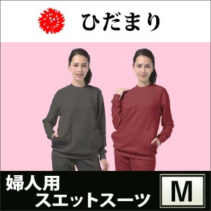 ひだまり スエットスーツ 婦人用 レディース M ダンロン使用 二重構造 抗菌・消臭機能 寝間着 部屋着 パジャマ 健繊