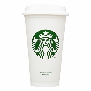 スターバックス プラスティック マグ カップ 16ｏｚ USA 限定 紙コップ風 スタバ プラカップ 白 エコ カップ