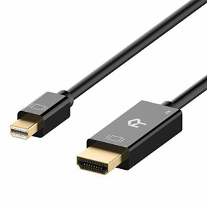 Rankie Thunderbolt Mini DisplayPort ？ HDMI 変換ケーブル 4K解像度対応 1.8m ブラック