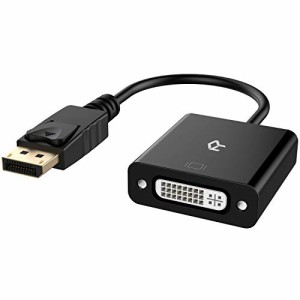 Rankie Displayport（オス）-DVI（メス） 変換アダプター 1080P高解像度 ブラック