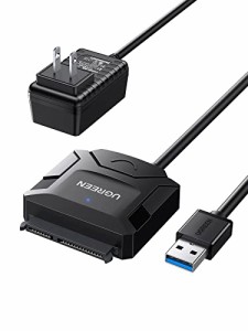 UGREEN SATA USB変換ケーブル sata usb 変換アダプター USB3.0 2.5/3.5インチ HDD SSD用 変換アダプター 電