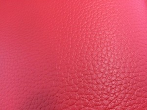合皮 レザー 生地 （ 赤色） レッド フェイクレザー 140×50cm 厚さ1ｍｍ