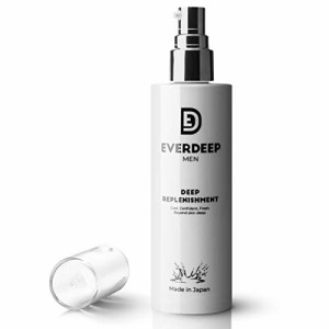 EVERDEEP オールインワン メンズ 化粧水 乳液 美容液 エイジングケア アフターシェービングケアが1本に! 植物エキスでやさしく保湿 ジェ