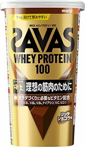 明治 ザバス(SAVAS) ホエイプロテイン100 リッチショコラ味【14食分】 294g