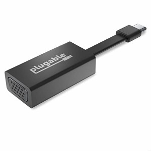 Plugable USB-C - VGA 変換アダプター 1920x1200 60Hz までに対応 Thunderbolt 3 対応システム、MacB