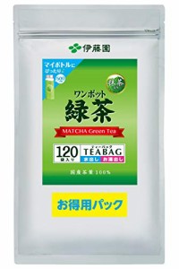 伊藤園 ワンポット 抹茶入り緑茶 ティーバッグ お得用 2.5g ×120袋