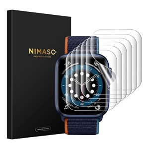 【6枚組】 NIMASO 液晶 保護 フィルム 38 / 40mm Apple Watch series SE / 6 / 5 / 4 / 3 対応 